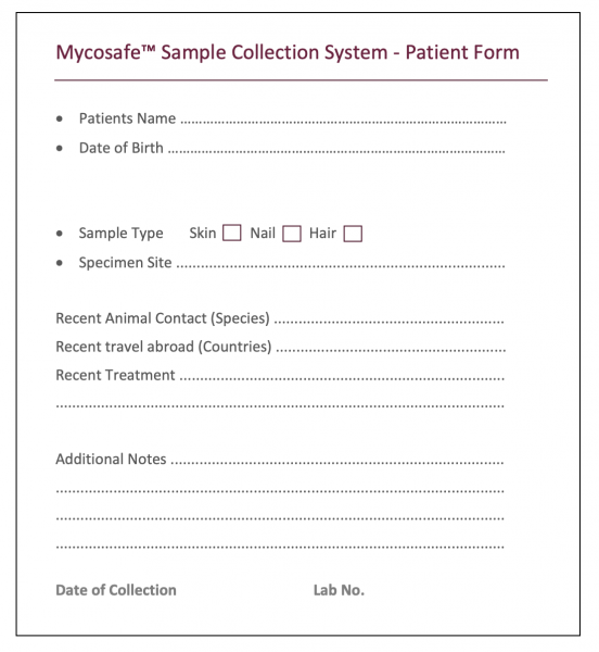 Mycosafe Sample Collection System - Blue (Pack of 20)